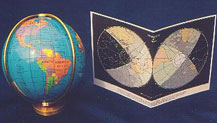 Globe plus transit map