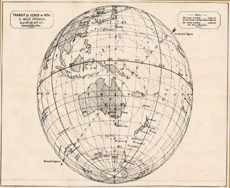 Transit of Venus over Australia